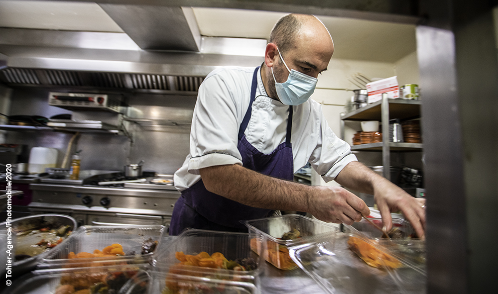 Économie & Covid-19 : À Ahetze au Pays basque, Hiriartia comme la plupart des restaurants, ne baisse pas les bras et fait « bonne figure ».
