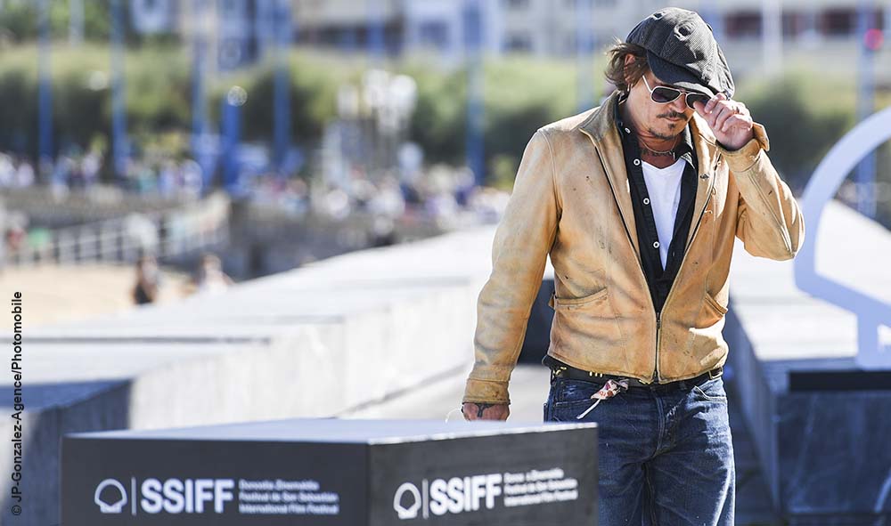 Culture : Cinéma « Zinemaldia » Donostia, Julien Temple, Johnny Depp et Stephen Deuters au Festival international du film de San Sebastián/Gipuzkoa