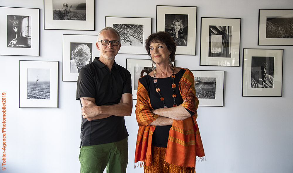 Anny Duperey vernissage exposition "les photos d'Anny" Galerie photographie L'ANGLE Hendaye Pays Basque