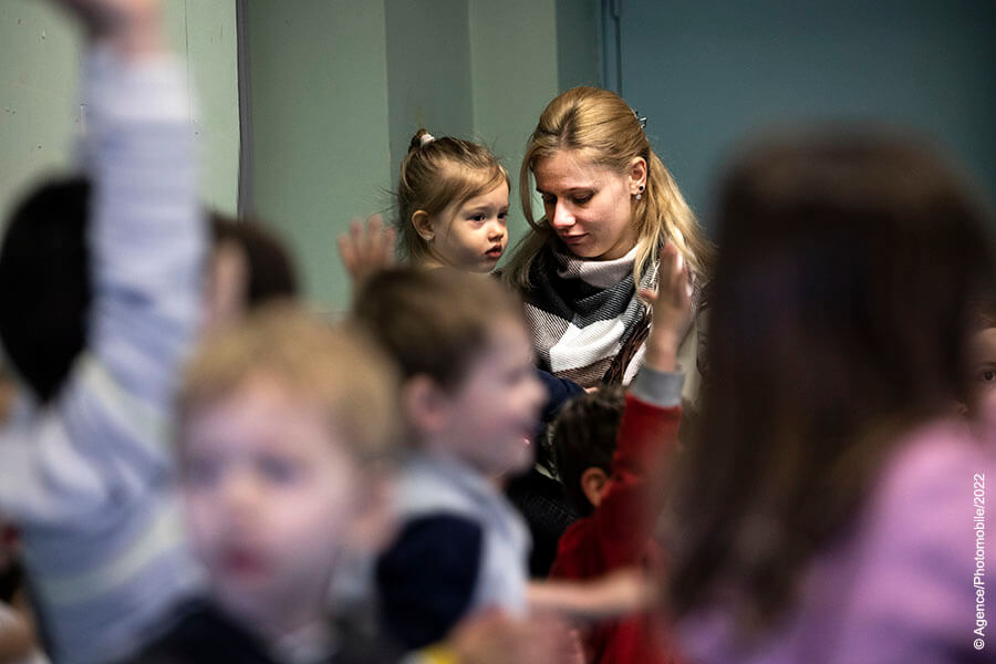 De Kiev à Dax Camilla retrouve le sourire à l'école.