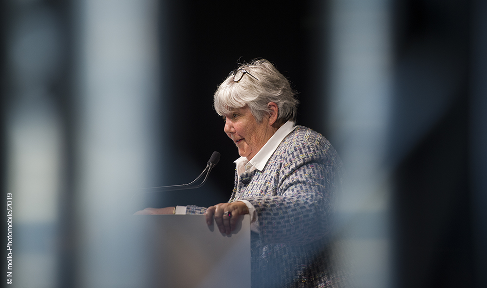 Jacqueline Gourault Ministre de la Cohésion des territoires et des Relations avec les collectivités territoriales congrès de l'ANEM Biarritz Pays BASQUE