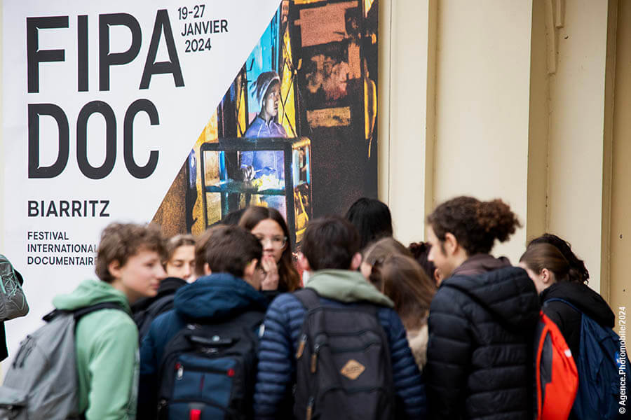 Le FIPADOC (festival international de documentaires ) à Biarritz sur la côte basque.
