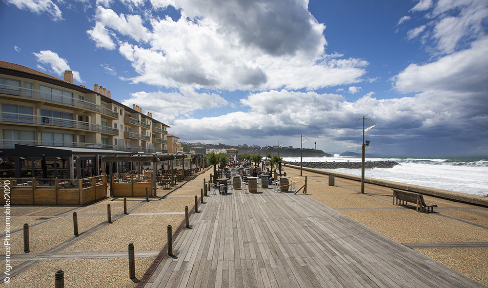 Côte Basque Pays basque Anglet Chambre d'Amour Terrases Restaurant Océan
