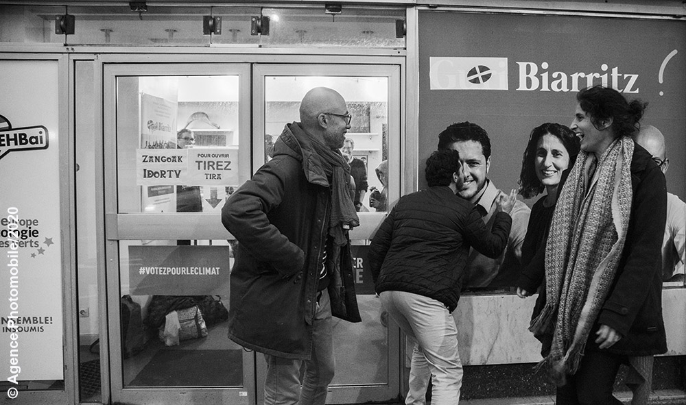 Série « Permanence » Lysiann Brao, Brice Morin et Mathieu Accoh Elections municipales et communautaires de Biarritz au Pays basque