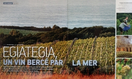 Pays Basque Magazine "Egiategia un vin bercé par la mer "