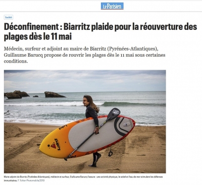 Le Parisien 27 avril 2020