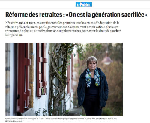 "On est la génération sacrifiée"