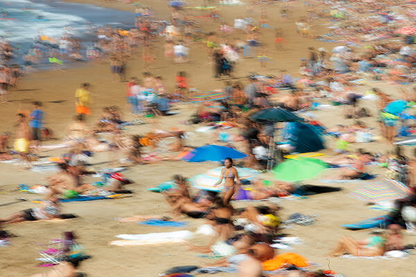 Série photographique "Tous à la plage !" limitée à 10 exemplaires.