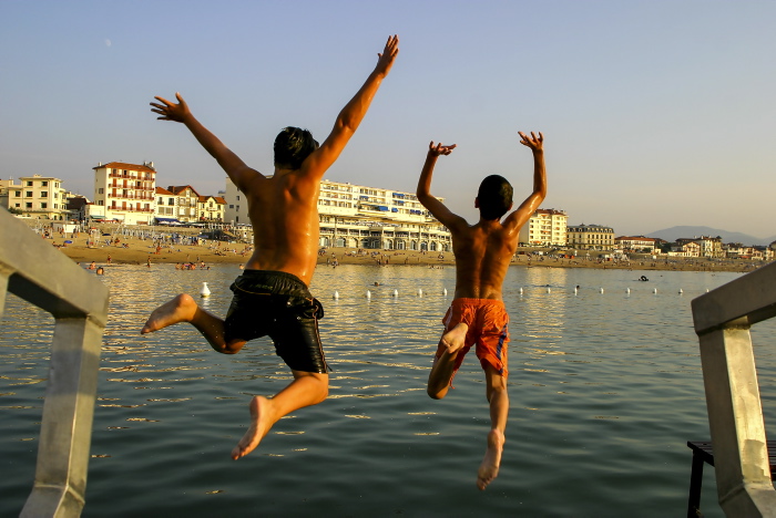 Série photographique "Tous à la plage !" limitée à 10 exemplaires.
