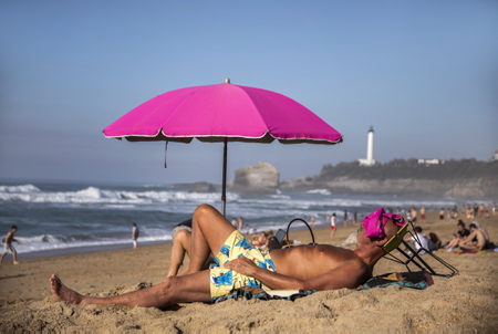 Série photographique "Tous à la plage !" limitée à 10 exemplaires.