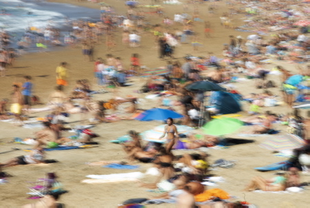 Série photographique "Tous à la plage !" limitée à 10 exemplaires.