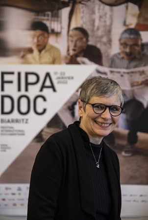 Anne Georget Presidente du FIPADOC de Biarritz, Festival International Documentaire. Biarritz le 06 janvier 2022 au Pays Basque.
Anne Georget President of FIPADOC in Biarritz, International Documentary Festival. Biarritz on January 06, 2022 in the Basque Country.
Biarritz, Pays basque, 64 , Nouvelle Aquitaine, Pyrénées Atlantiques, Sud Ouest, France, Europe.
New Aquitaine, Basque Country.