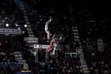 Maikel Melero lors du Show X-Gravity Freestyle Motocross de San Sébastien le 7 janvier 2023 sur le site du Donostia Arena Illumbe.
Maikel Melero Motocross Show in San Sebastian on January 7, 2023 at the Donostia Arena Illumbe site.
Pays Basque, Pays Basque Espagnol, San Sebastien, San Sebastian, Europe, Espagne