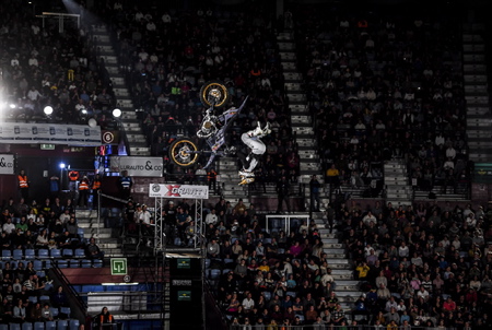 Filip Podmol lors du Show X-Gravity Freestyle Motocross de San Sébastien le 7 janvier 2023 sur le site du Donostia Arena Illumbe.
Filip Podmol Motocross Show in San Sebastian on January 7, 2023 at the Donostia Arena Illumbe site.
Pays Basque, Pays Basque Espagnol, San Sebastien, San Sebastian, Europe, Espagne
