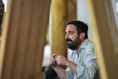 Le cinéaste chilien Pablo Larraín, réalisateur, scénariste et producteur lors du Festival Biarritz Amerique Latine 32ème éditons à Biarritz sur la côte basque, Pays basque, le 24 septembre 2023.
Chilean filmmaker Pablo Larraín, director, screenwriter and producer during the 32nd edition of the Biarritz Latin America Festival in Biarritz on the Basque coast, Basque Country, September 24, 2023.
Biarritz, Pays Basque, Euskal Herri, Basque Country, Nouvelle Aquitaine, New Aquitaine, Pyrénées Atlantiques, Sud Ouest, France, Europe.